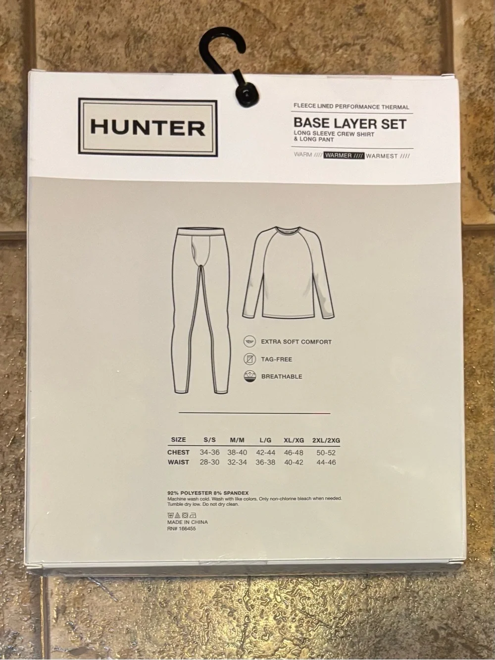 NIB Hunter men’s Base Layer set size M